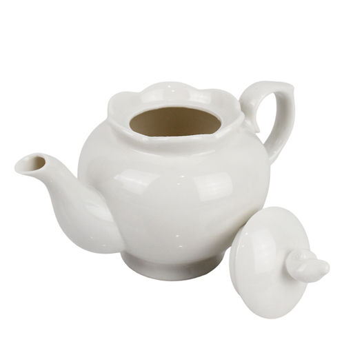 Чайник 600 мл заварочный фарфор белье арт. чз-22