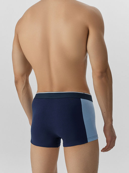 Цена за 2 штуки! Трусы боксеры мужские синие - Mark formelle фото 5