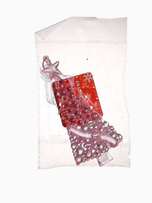 Цена за 2 шт. Ёлочная игрушка Зимнее волшебство. Елочка воздушная, 135.5 см, сиреневый перелив фото 11