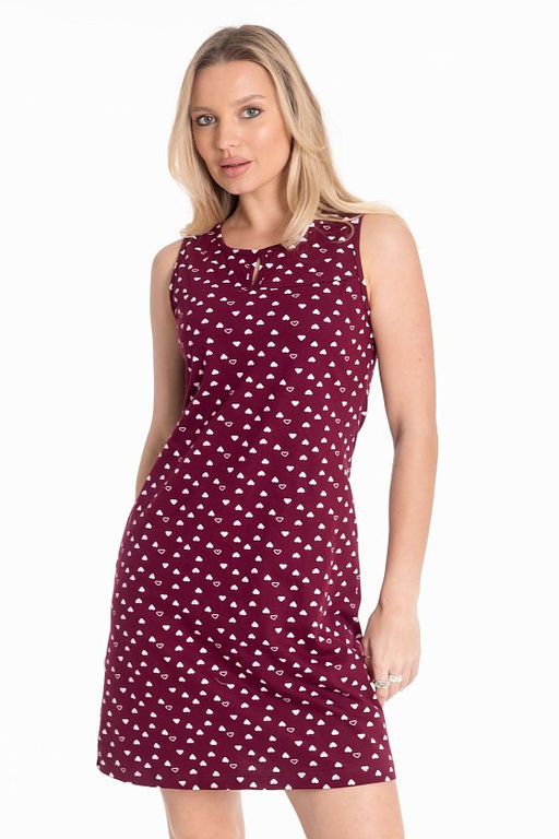 Сорочка М325351бб бордовый/белый - Елена фото 4