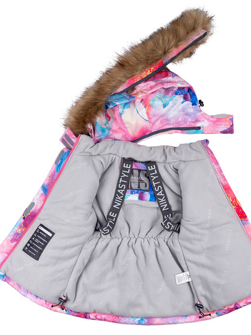 Костюм 7з1224 кофе/орхидея - Nikastyle фото 35