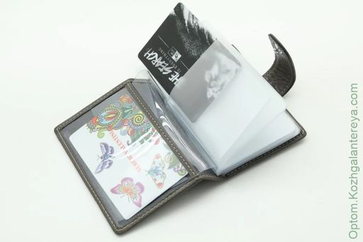 Женская кожаная визитница Sergio Valentini СВ 8034-010  фото 9