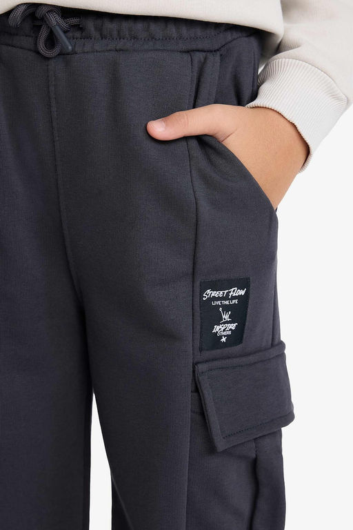 Kargo Cepli Jogger Fit Pantolon Erkek _ocuk - Defacto фото 3