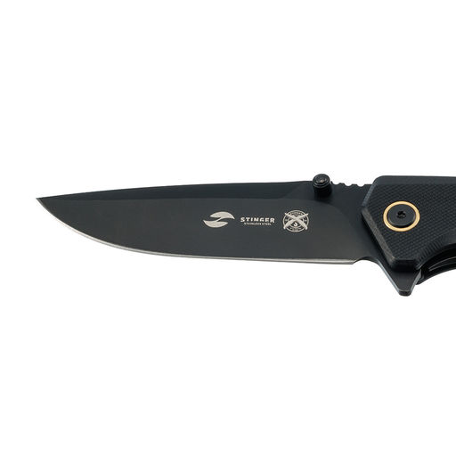 Нож складной 128 мм STINGER FK-KL268L-BLK  фото 4