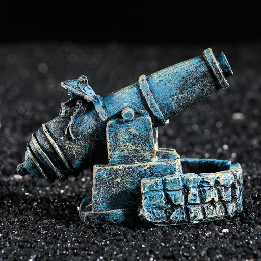 Декор для аквариума Пушка, 11 х 6 х 9 см - Simaland фото 2