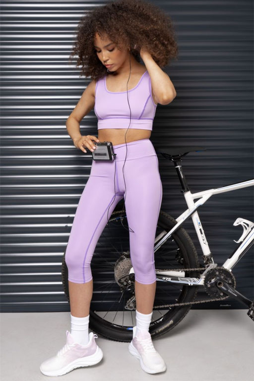 Брюки лосины укороченные спорт