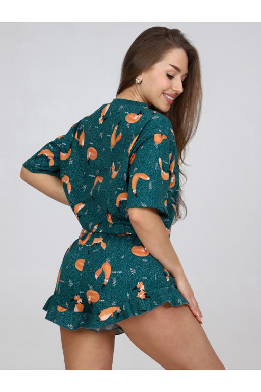 Пижама женская П-124.05 Лисы - Хороший трикотаж фото 5