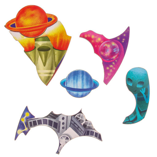 Головоломка «Полёт в космос», 25 деталей