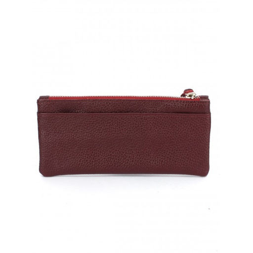 Портмоне женское Croco-ПР-803 натуральная кожа 3 отд, 6 карм, бордо флотер (120) 263587