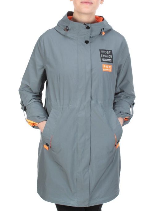 FY-888 DARK GRAY Ветровка женская COSEEMI (65% хлопок, 35% полиэстер) - Fashion фото 2
