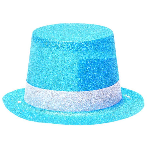 Цена за 2 шт. Карнавальная шляпка Цилиндр, на резинке, МИКС