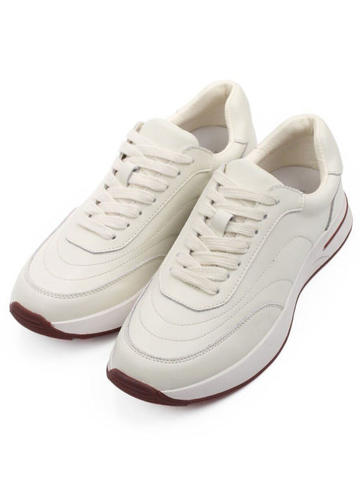 03-A9042-2 MILK Кроссовки женские (натуральная кожа)