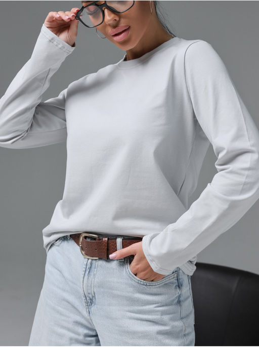 Лонгслив "Классик" Серый