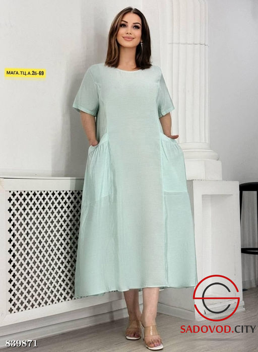 Платье женское однотонное - Bruno фото 3