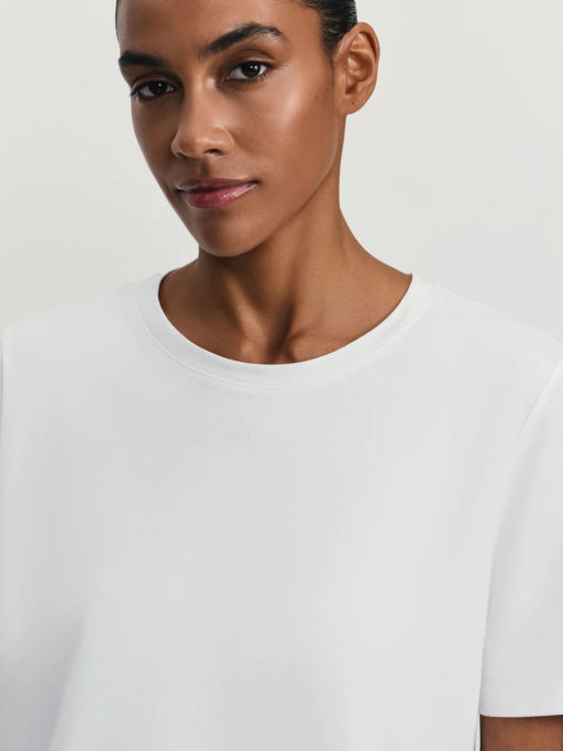 Базовая футболка из хлопка / Zarina  фото 7