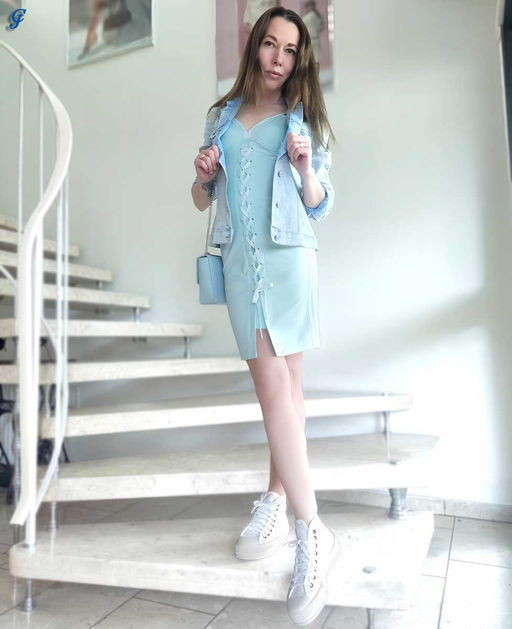 Джинсовая куртка, голубая - Heine фото 7