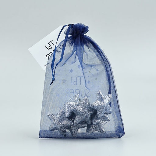 Цена за 5 шт. Мешочек подарочный из фатина с термонаклейкой Ты Супер, 11 х 16 см +/- 1.5 см - Дарите счастье фото 3