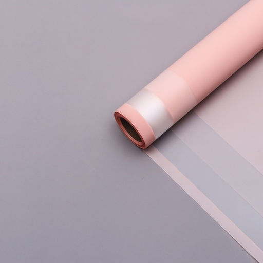 Пленка для цветов и букетов, 58 см×10 м, розовый