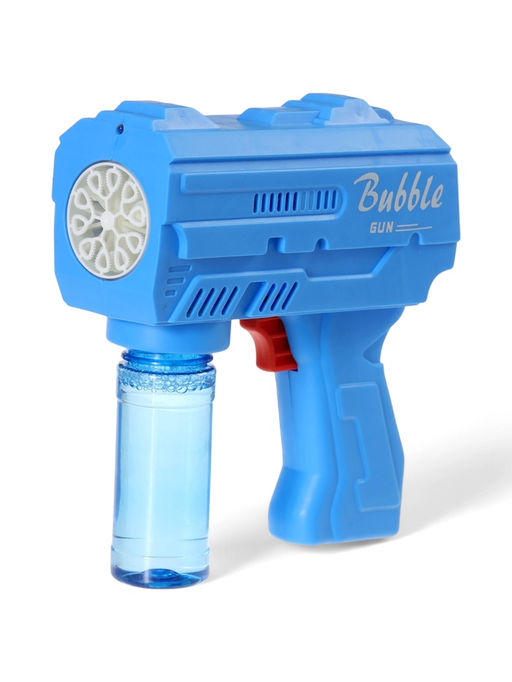 Генератор мыльных пузырей Пистолет, световые эффекты, работает от батареек, синий - Simaland фото 2