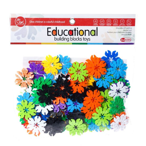 Конструктор обучающий Снежинки, 80 деталей - Simaland фото 4