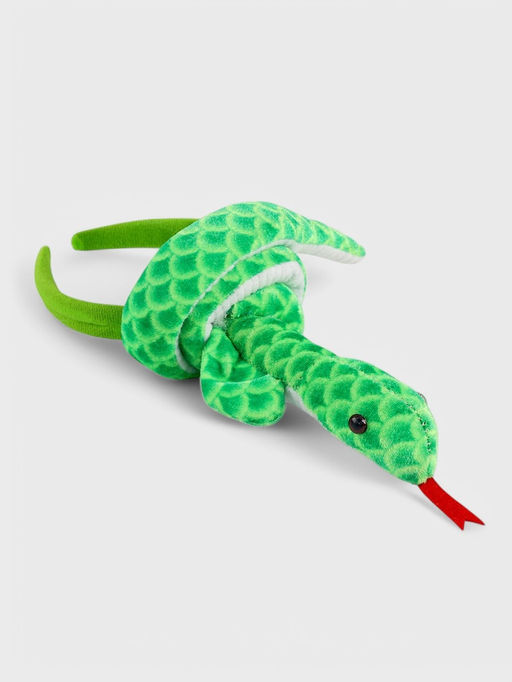 Ободок для волос Змея, зелёный - Simaland фото 2