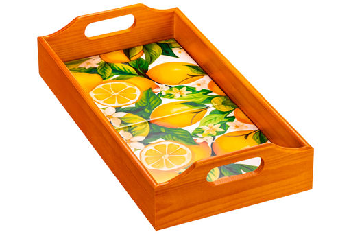 Поднос 31,5*16,5*6,5 см Лимоны прямоугольный - Elan gallery фото 7