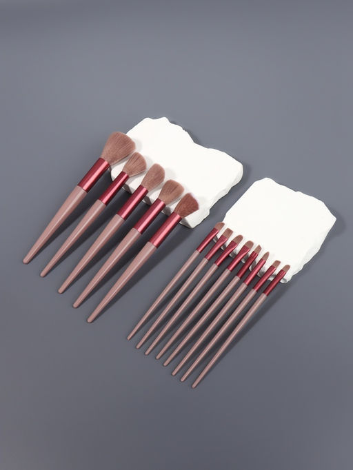 Набор кистей для макияжа PASTEL BLUSH, 13 шт., 10/22 (±1) см, сиреневый