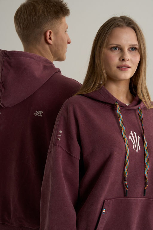Худи Бордовый KAI Sweat Hoodie - Anta фото 3