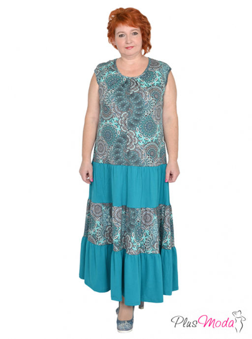Платье Модель №1219 размеры 44-84 - Plusmoda фото 4