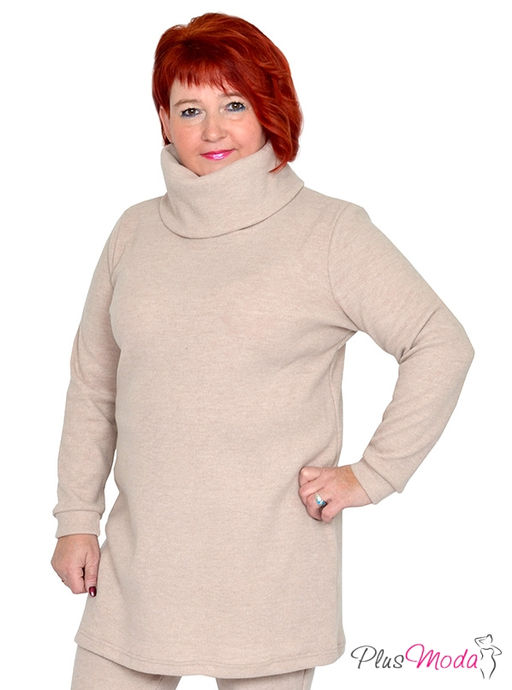 Свитер Модель №1432 размеры 44-84 - Plusmoda фото 2