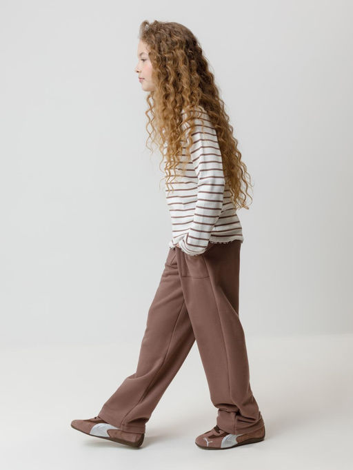 КР 400847/капучино к633 брюки для дев - Crockid фото 5