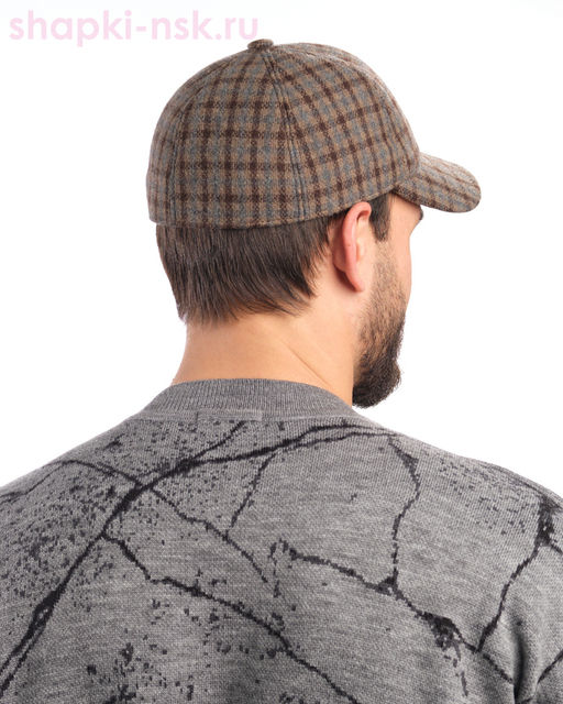 071-87 Бейсболка мужская флис (56-62)