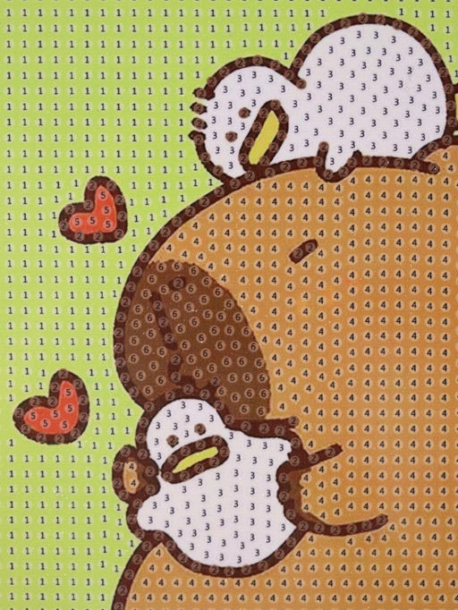 Алмазная мозаика на подрамнике Draw Me! Dreamy capybara, (20*20 см)