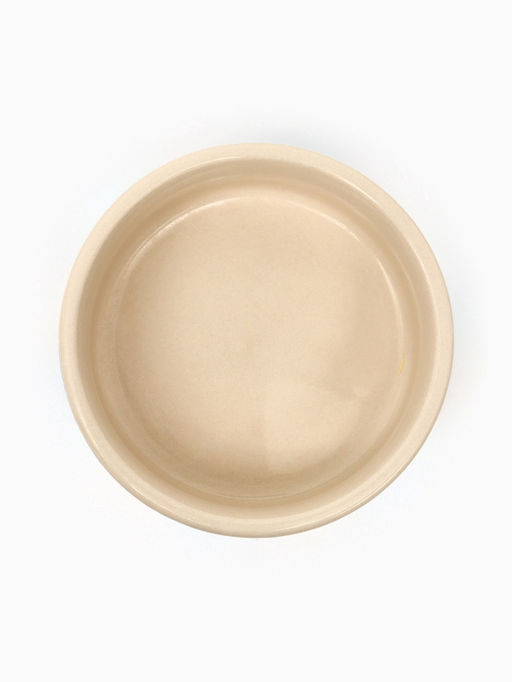 Миска керамическая Масляные полоски 180 мл - 10.510.54 см, бежевая - Пижон фото 3