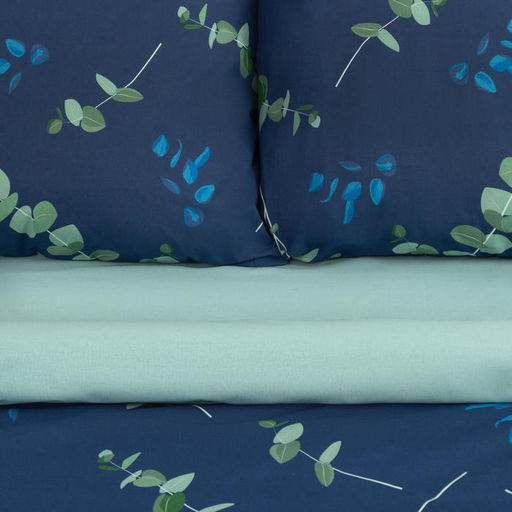 Постельное бельё Этель 2 сп Эвкалипт (вид 2) 175х215 см, 200х220 см,70х70 см -2 шт,поплин 125 г/м2  фото 2