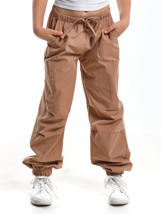 Брюки КАРГО для девочки UD 7888(5163) св.коричневый - Mini maxi фото 6