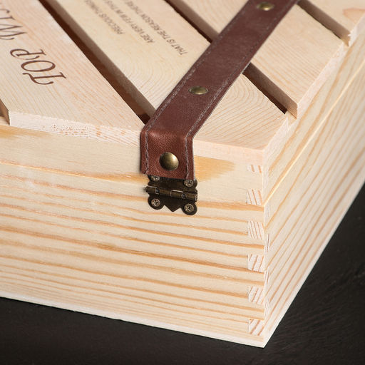 Ящик для хранения вина Мускаде, 3520 см, на 2 бутылки - Доляна фото 5