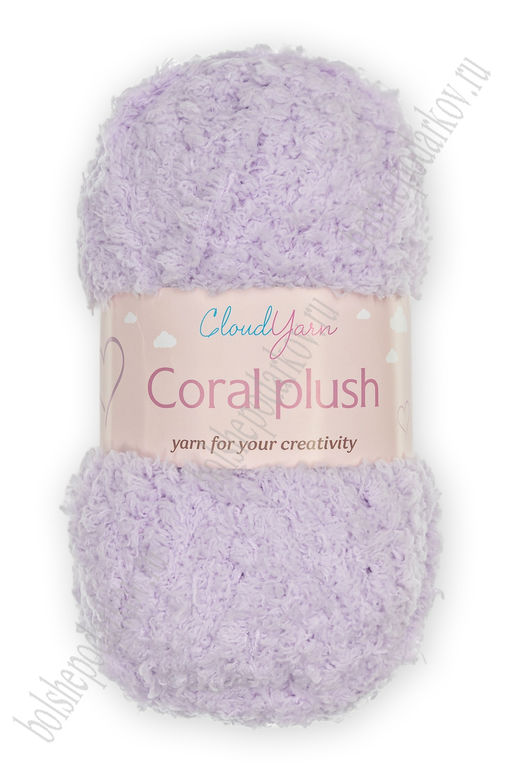 Пряжа Coral plush 100 гр (5 шт) SF-7843, фиолетовый