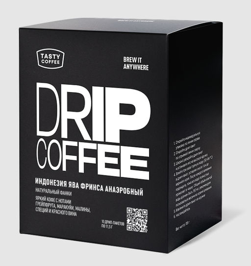 Дрип-пакеты Индонезия Ява Фринса Анаэробный - Tasty coffee фото 4
