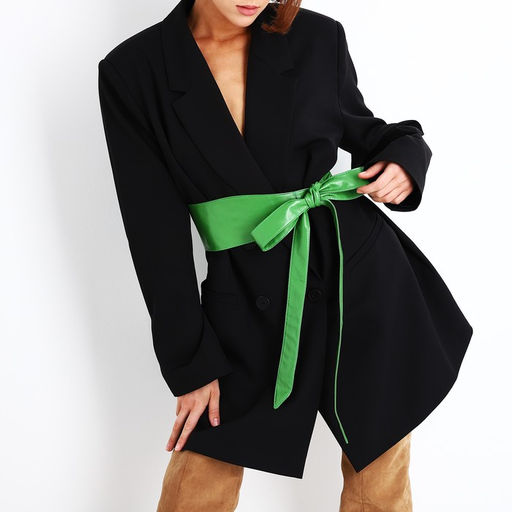 Пояс-кушак, ширина 8.5 см, цвет зелёный - Simaland фото 5