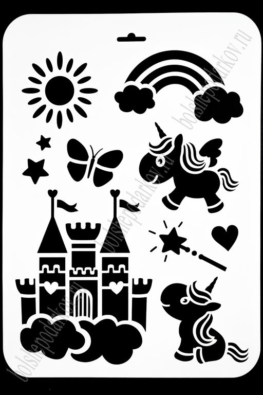 Трафарет Little Art LAП-12 (21*32 см)