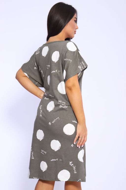 Платье с рисунком горох Арт. 1057