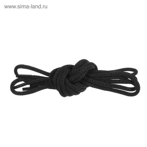 Цена за 25 шт. Шнурки для обуви, круглые, d = 3 мм, 70 см, фасовка 25 шт, цвет чёрный - Simaland фото 4