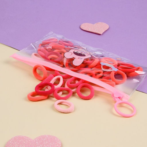 Резинка для волос Непоседа (набор 60 шт) яркость, 2 см, микс - Simaland фото 2