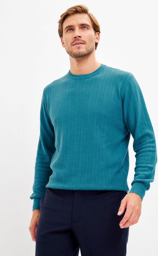 Джемпер F221-15-537 l.turquoise - Fine joyce фото 9