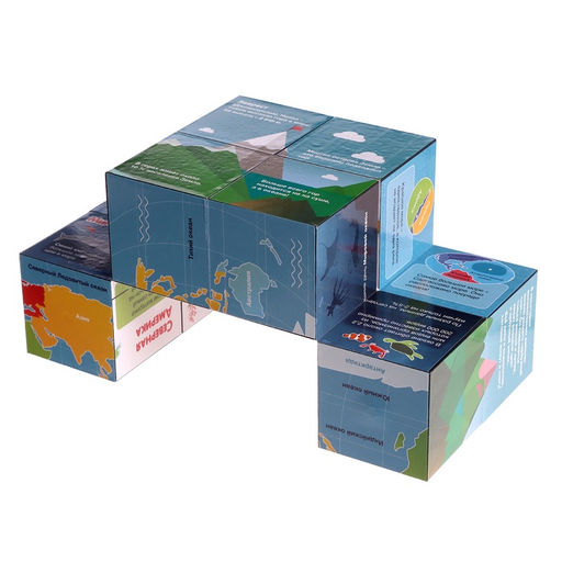 Развивающий трансформер Умникуб: География, 3+ - Iq-zabiaka фото 7