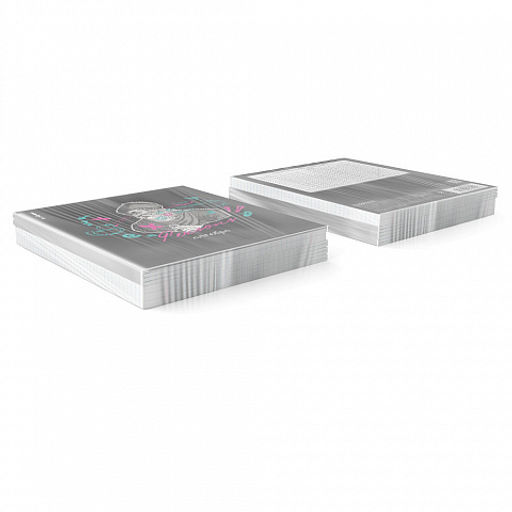 Цена за 5 шт. Тетрадь общая ученическая с пластиковой обложкой на скобе ErichKrause Persons, Алгебра, 48 листов, клетка фото 3