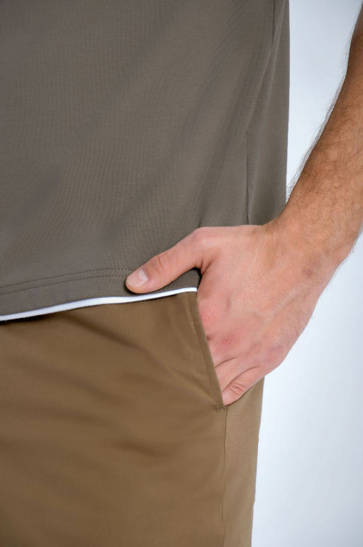 Арт. 67115/2 Футболка мужская 48-56 (5 шт) Цвет:полынь - Идеал фото 6