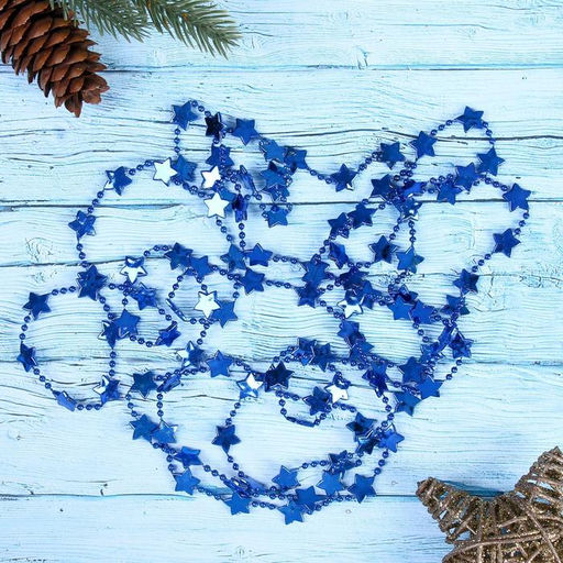 Цена за 3 шт. Бусы на ёлку Звёзды, длина 2.7 м, МИКС - Зимнее волшебство фото 2