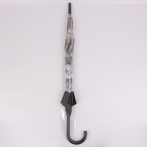 Зонт - трость полуавтоматический Города, 8 спиц, R = 40 см, рисунок МИКС - Simaland фото 11